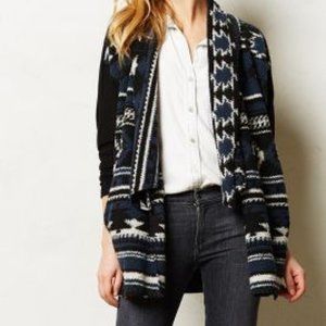 Anthropologie Dolan Aztec Knit Sweater